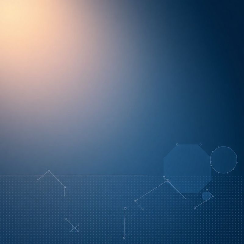 Fondo geométrico abstracto en gradiente índigo con líneas de rejilla y matriz de puntos